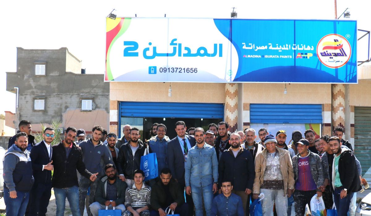 دهانات المدينة مصراتة تنظم دورة تدريبية بمدينة سرت