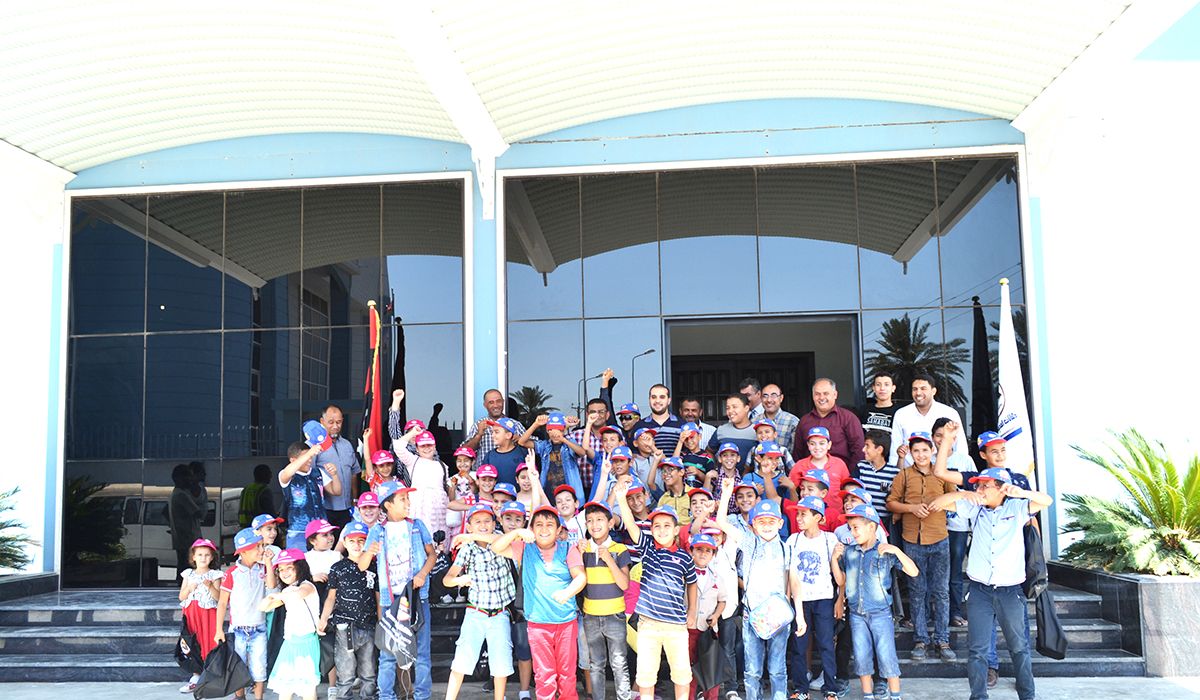 زيارة الأطفال المنتسبين للمنتدي الصيفي بمدرسة شهداء السدادة لشركة المدينة مصراتة