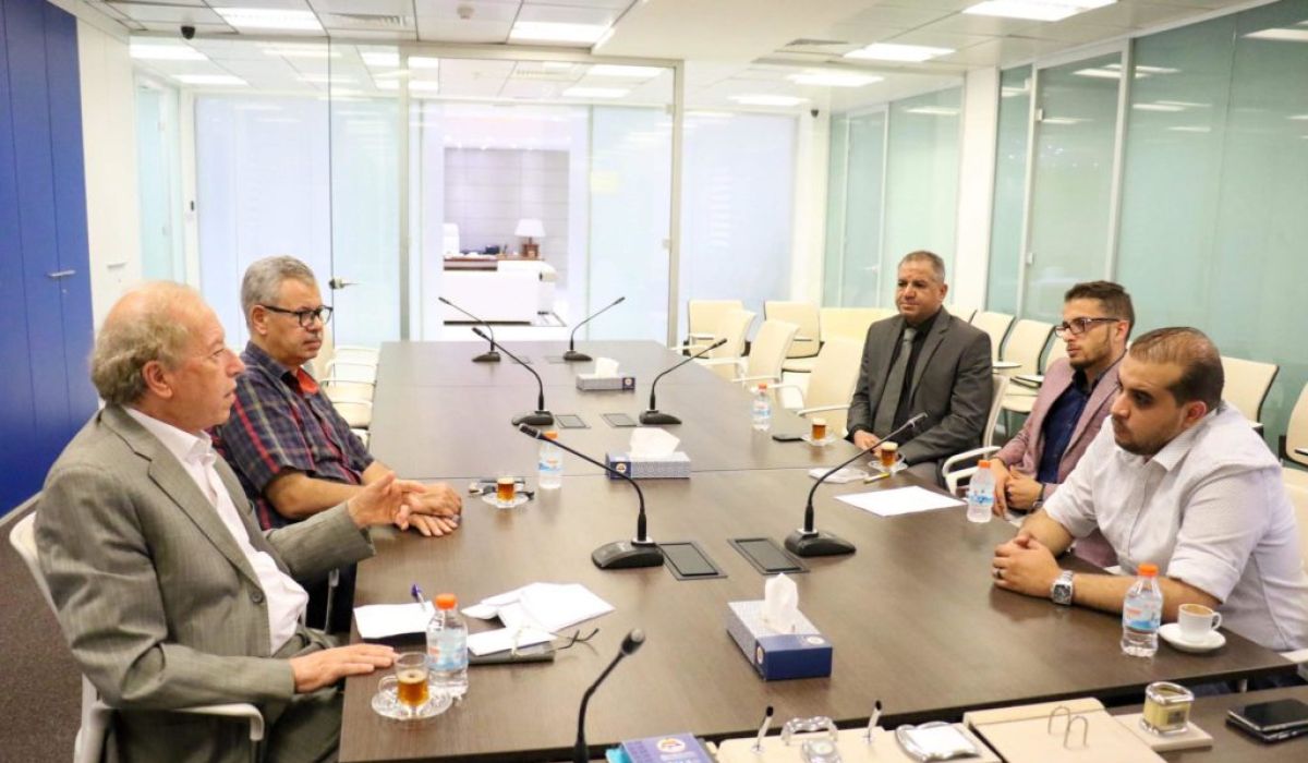 زيارة مندوب البرنامج الإنمائي للأمم المتحدة لشركة المدينة مصراتة