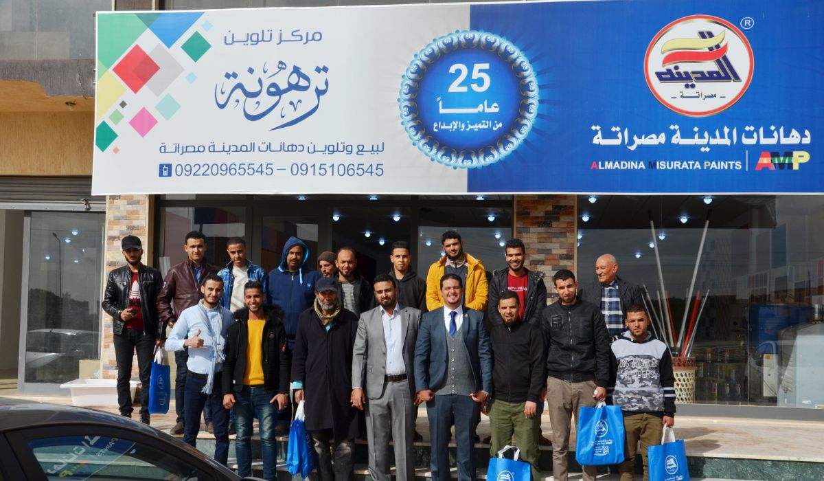 دهانات المدينة مصراته تنظم دورة تدريبية بمدينة ترهونة